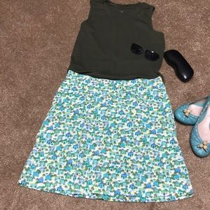 JJill cotton skirt